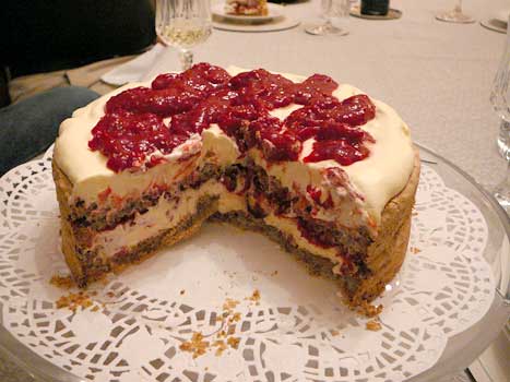 Hazelnut-Raspb-Torte